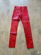 Saint Laurent Hedi Slimane Faux Leather Denim