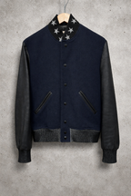 Saint Laurent FW16 “Star” Palladium Teddy Jacket