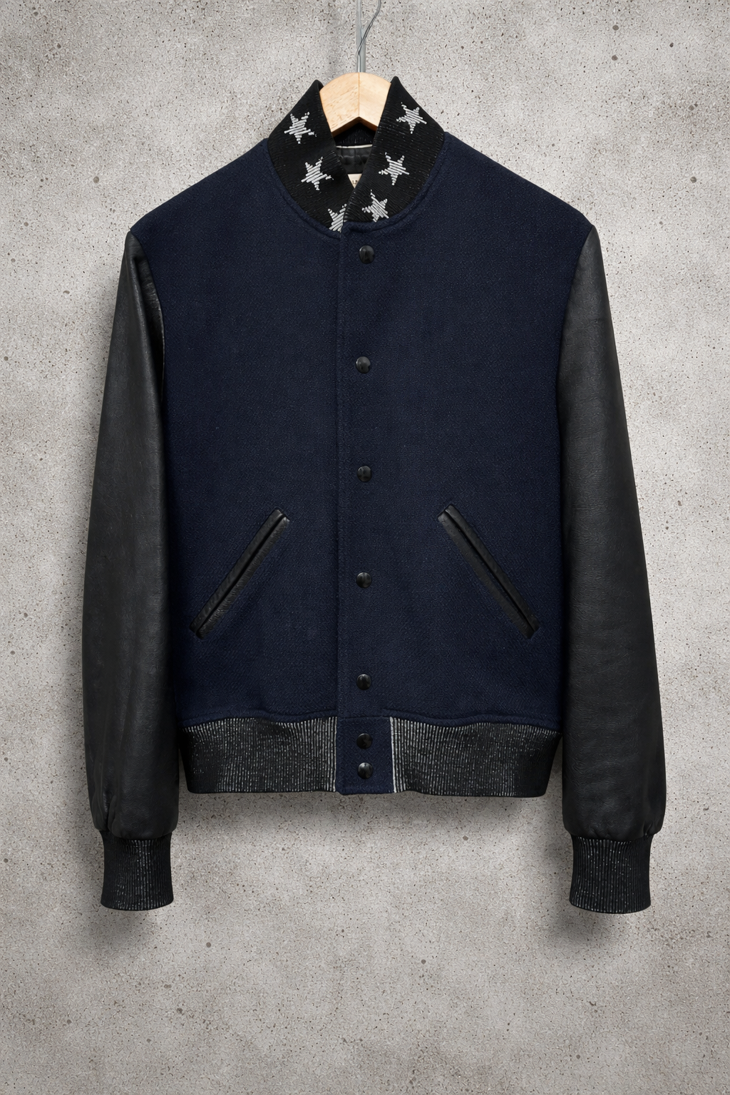 Saint Laurent FW16 “Star” Palladium Teddy Jacket
